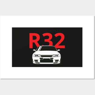 nissan r32 Posters and Art